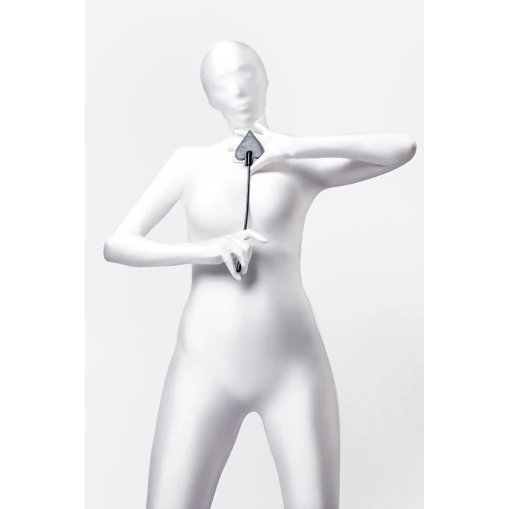 Bat do uderzeń, Anonymo, PU skóra, drewniany uchwyt, 36 cm dł.