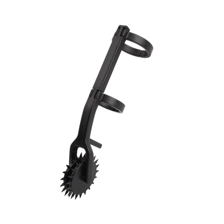 Wiatraczek stymulujący - Double Thorn, ostre rolki, kontrola ciśnienia, ABS 10,3 cm