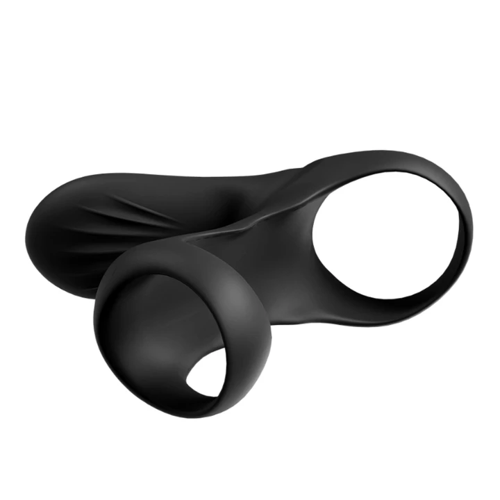 Pierścień wibracyjny zdalnie sterowany Ranger czarny, 9 trybów, wodoodporny