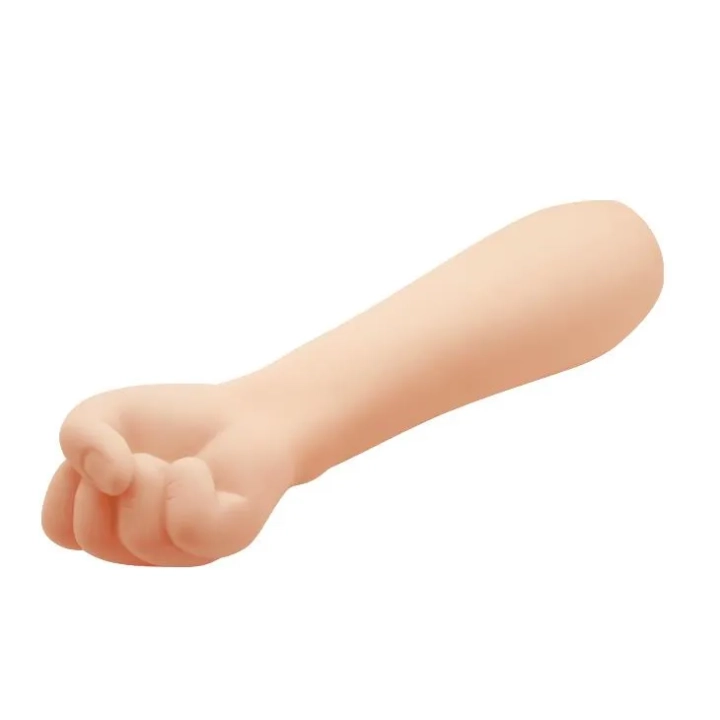 Dildo PRETTY LOVE - Big Fist 14'' - wodoodporny, realistyczny, TPR 1002S cielisty