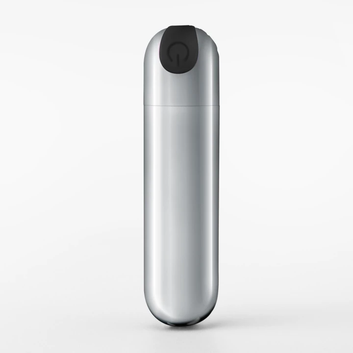 Miniwibrator, iMoan - Akumulator, 10 trybów wibracji, Wodoodporny, Srebrny