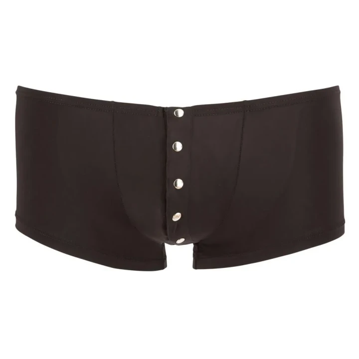 Spodnie męskie, elastyczne, podkreślające męskość, 85% poliamid, 15% elastan, czarne