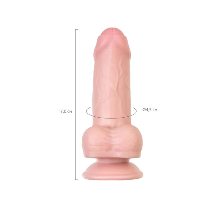 Dildo My Babe RealStick, TPE, 17cm, realistyczny wygląd, przyssawka