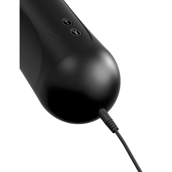 Masturbator automatyczny PDX Elite - 5 trybów wibracji, realistyczny lubrator