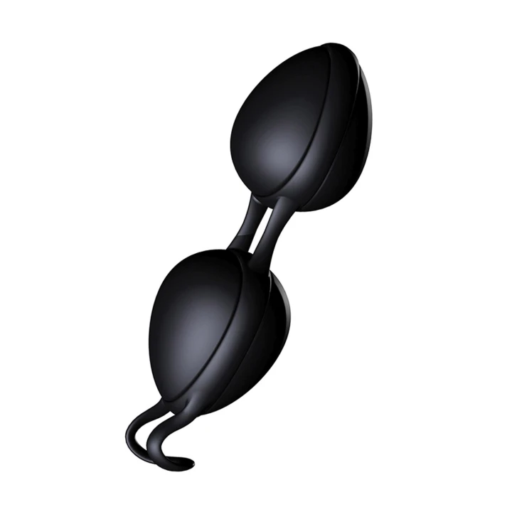 Kulka Kegel Joyballs Secret, czarna, silikon medyczny, wodoodporna, stymulująca