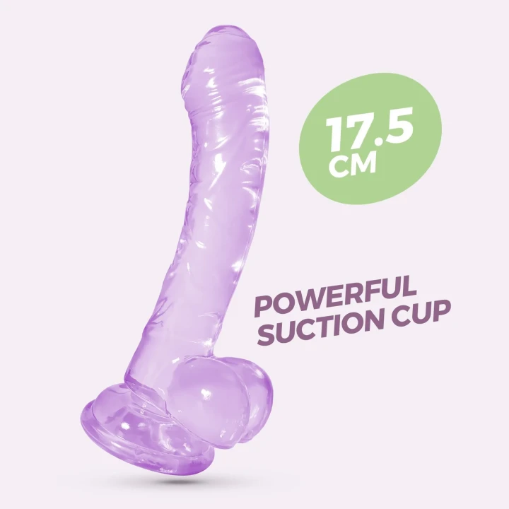 Dildo Crushious Hudini, TPE, 17,5 cm długości, przyssawka, wodoodporny
