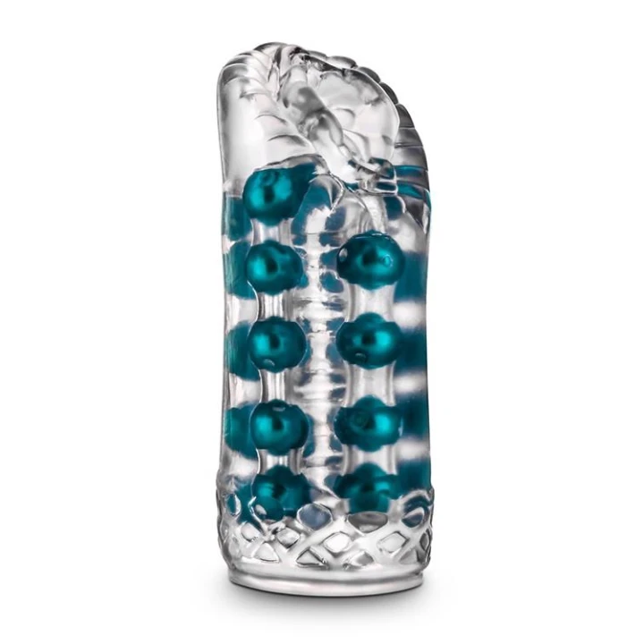 Masturbator TPE M FOR MEN Superstroker - realistyczny, ciepły, z żebrowanym kanałem