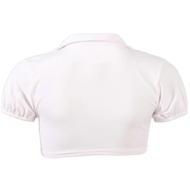 Zestaw Szkolnej Stylizacji | COTTELLI LINGERIE | Mini Spódniczka, Bluzka, Regulowane Szelki