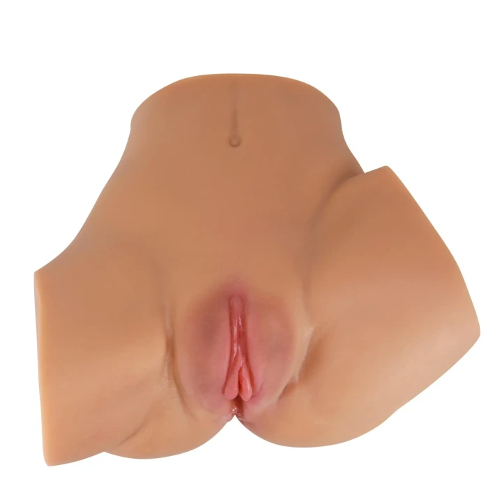 Masturbator podwójny EMILIA, TPR, realistyczne wejścia, różne tekstury