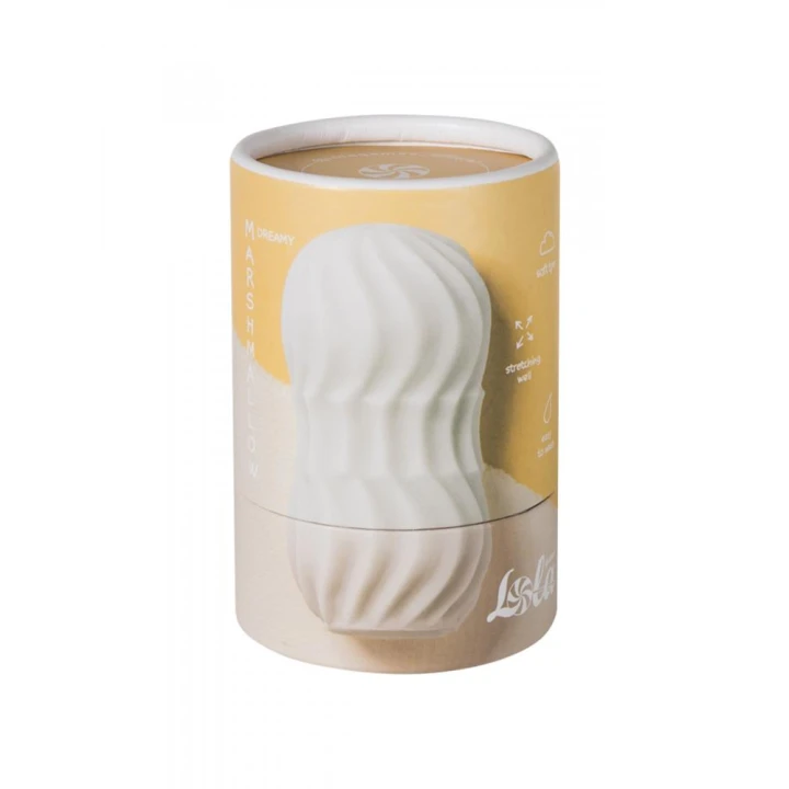 Masturbator - Lola Games Marshmallow, TPE, dwustronna powierzchnia, 8 cm