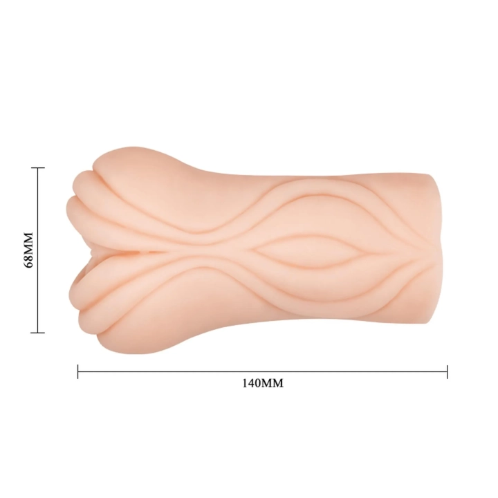 Masturbator TPR Crazy Bull - Ultra Miękki, Realistyczny, Rozciągliwy