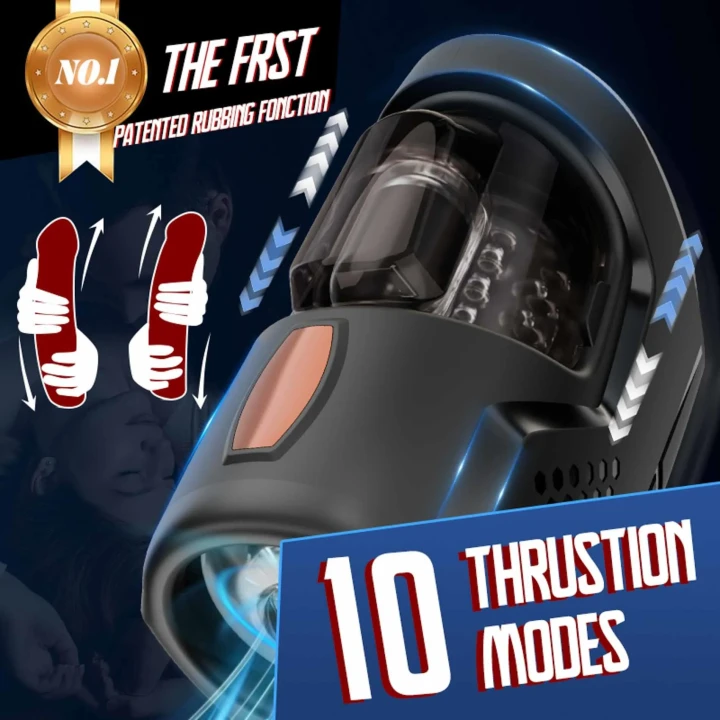 Masturbator automatyczny Space Capsule z 20 trybami, ergonomiczną konstrukcją i ładowaniem USB