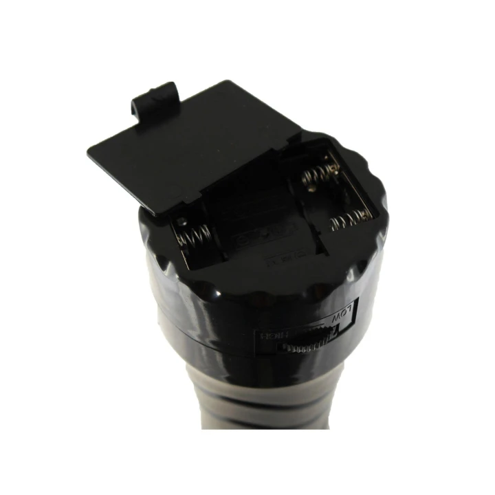 Masturbator latarka CyberSkin® z wibracją i realistycznymi wypustkami