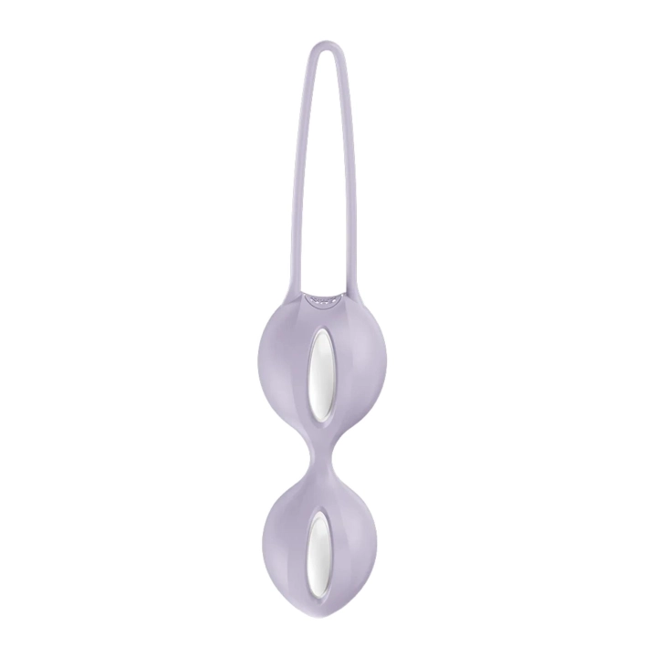 Trenażer mięśni dna miednicy SMARTBALLS DUO – 10 cm, 2 kulki, lawendowy