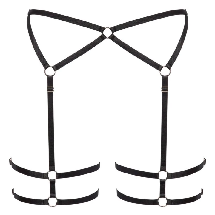 Pas do pończoch COTTELLI LINGERIE, regulowane paski, satynowy połysk, S/M