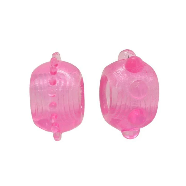 Pierścienie falliczne elastyczne Timeless Magic Nubs, 2 szt. TPE, różowe, bez ftalanów