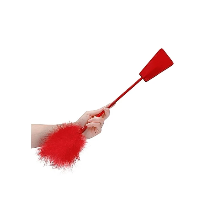 Paca do Uderzeń z Piór - Seria Ouch! - Czerwona, Z Kulką, Intensywne Doznania