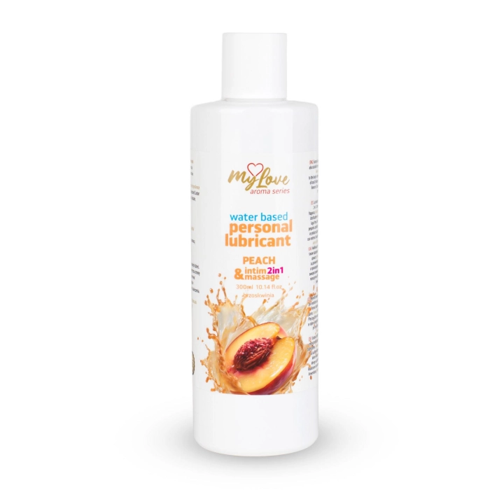 Żel intymny i do masażu MyLove Aroma Series 2w1 Brzoskwinia 300 ml