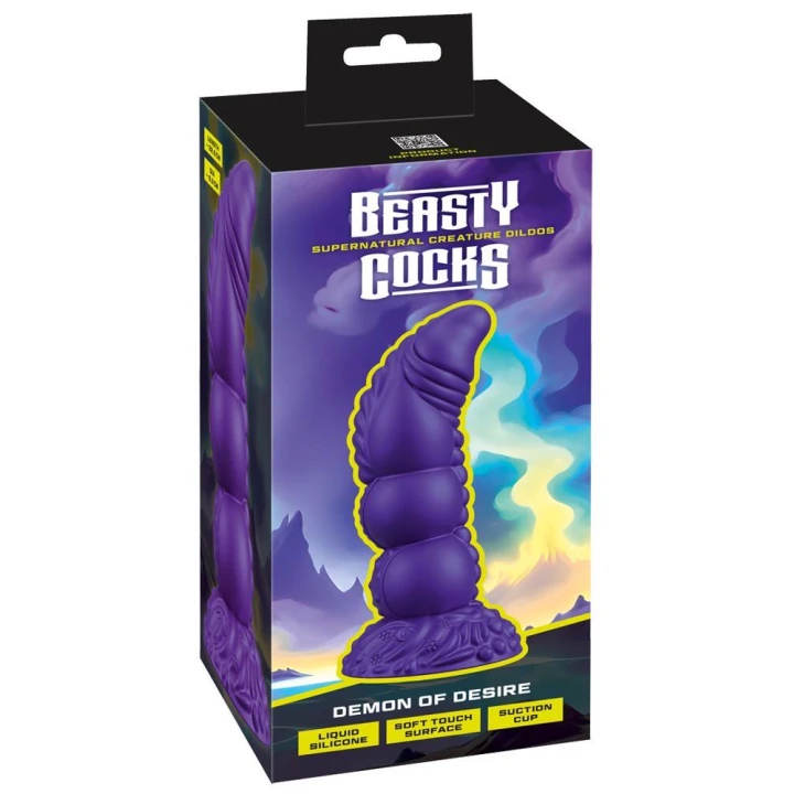 Dildo Beasty Cocks, silikon, długość 22,5 cm, szerokość 6,3 cm, z przyssawką