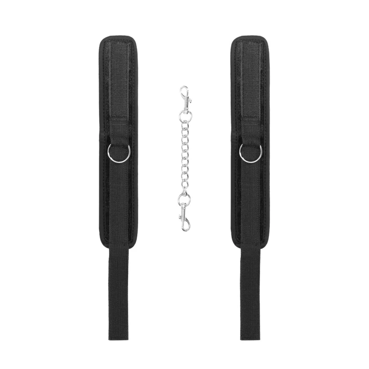 Kajdanki na kostki OUCH! Velvet - Regulowane, Wysoki Komfort, Solidne Zapięcie 39 cm