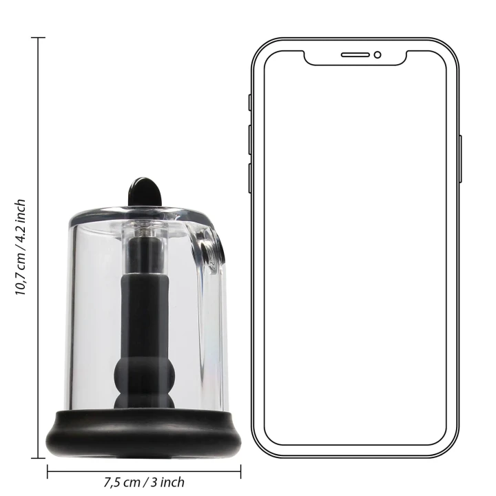 Pompka manualna ABS/Silikon - Kształt różyczki, z 3 różnymi wtyczkami