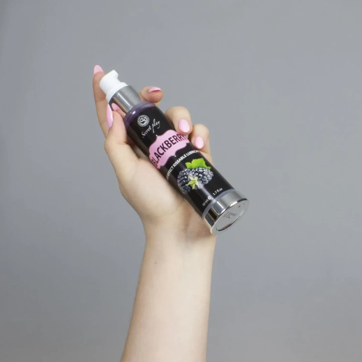 Lubrykant do ciała BLACKBERRY 50 ml, efekt cieplny, bazowy na glicerynie, 100% wegański