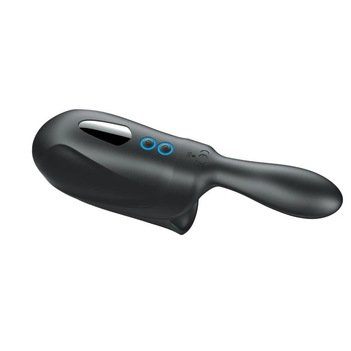 Masturbator męski regulowany, wibrujący, wodoodporny, materiał ABS/silikon