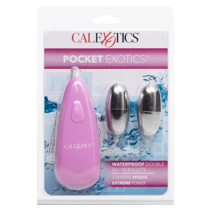 Wibrator wodoodporny do stymulacji z regulacją prędkości, Srebrny ABS