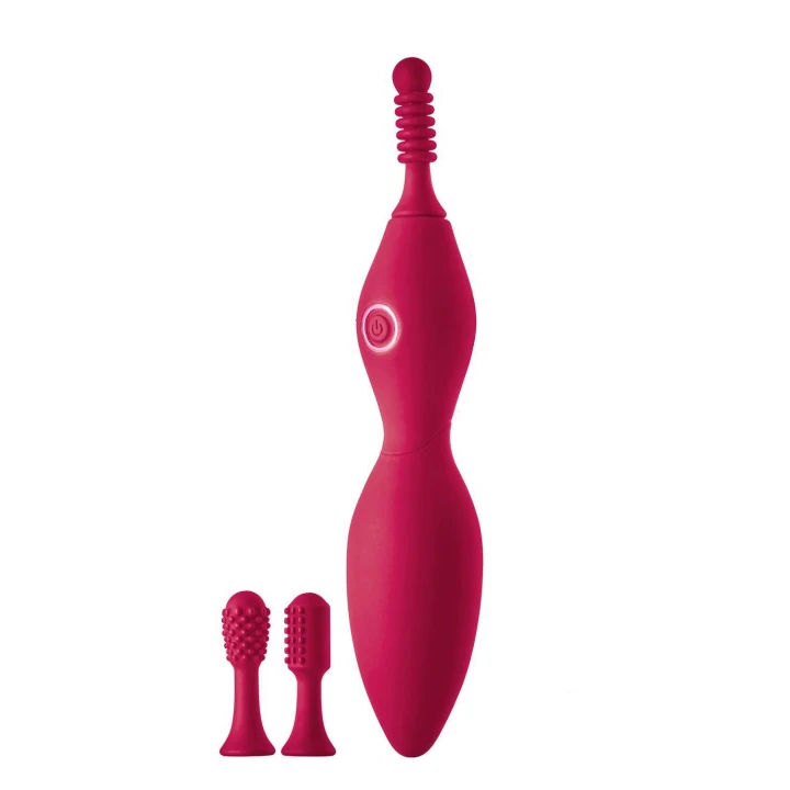 Wibrator końcowy Dream Toys Sparkling, 10 trybów, wodoodporny, silikonowy