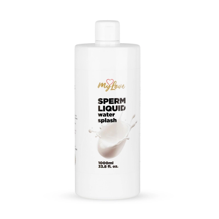 Lubrykant wodny – MyLove Sperm Liquid Water Splash, objętość 1000 ml, efekt realistyczny