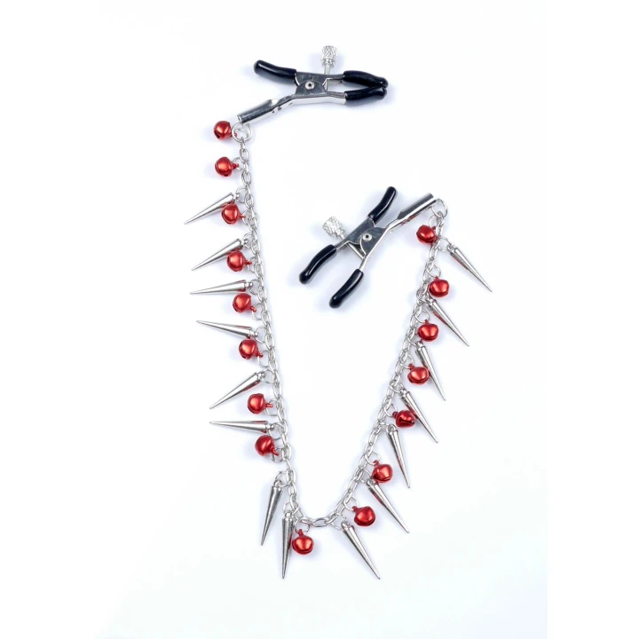 Zaciski na sutki - Stymulator Nipple Clamps No.3 - Metalowe z regulacją siły zacisku