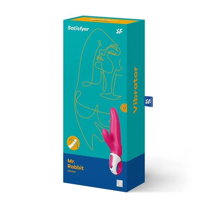 Wibrator - Satisfyer Vibes Mr. Rabbit, 12 programów, wodoodporny, silikonowy