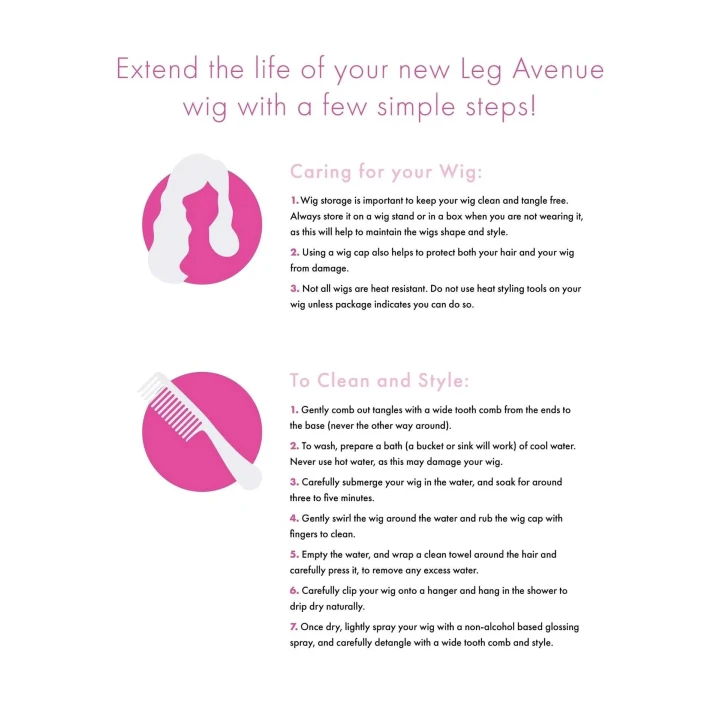 Peruka prostokątna BanginO, czarna, 100% olefin, długi włos