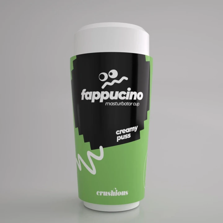 Masturbator Vaginalny Fappucino Crushious, 16cm, Elastyczny, Stymulujące Wypustki