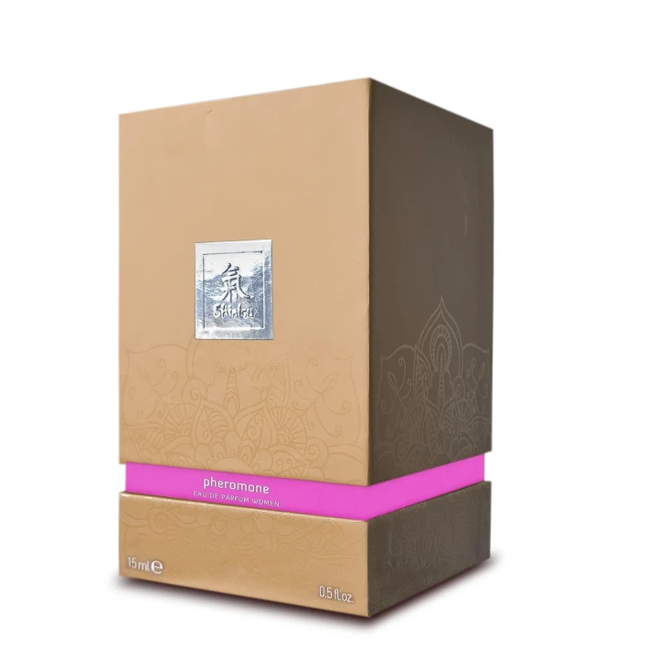 Perfumy feromonowe SHIATSU dla kobiet, różowe, 15 ml, atrakcyjność i styl