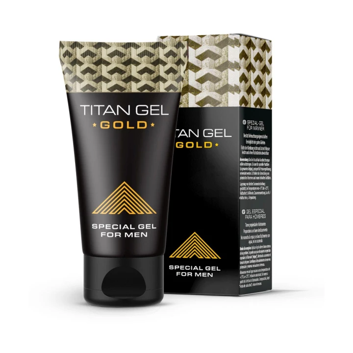 Żel na powiększenie penisa Titan Gel GOLD 50ml, intensywne działanie, bezzapachowy