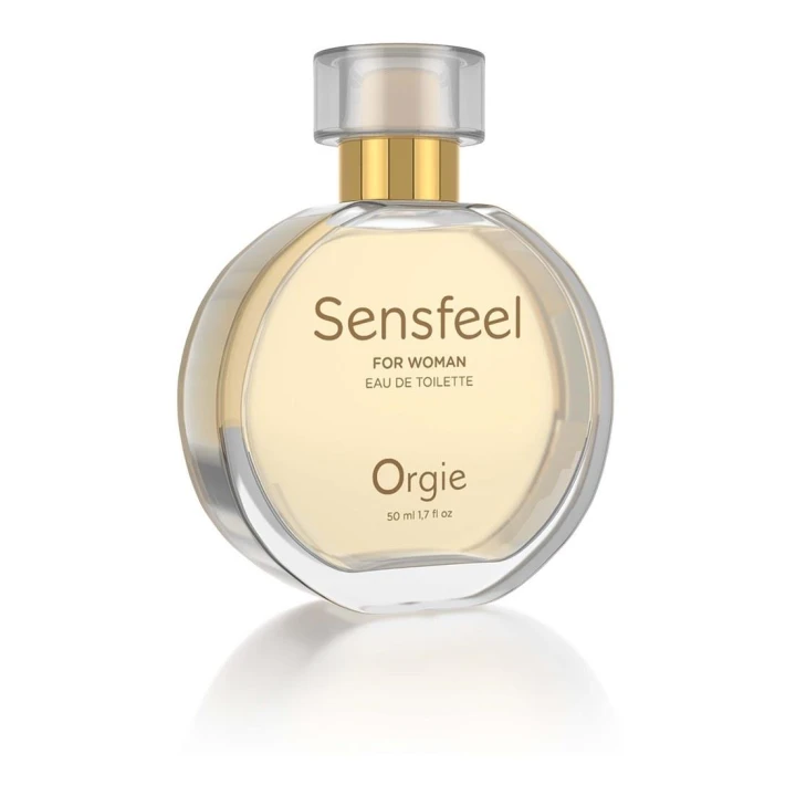 Perfumy z feromonami ORGIE Sensfeel dla kobiet - Jasmin, owocowo-kwiatowy zapach, 50 ml