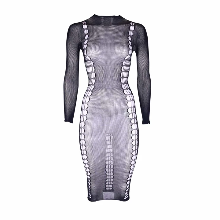 Sukienka golfowa Carme XI - LE DESIRE, elastyczny materiał, modelujący krój, One Size