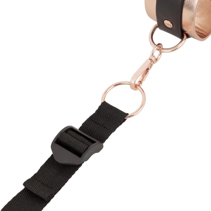 Zestaw mocowania pod materacem - Rosy Gold - Regulowane pasy, estetyka i komfort