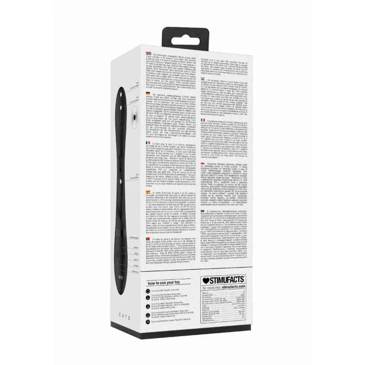 Wibrator G-spot Rabbit Cato - 3 silniki, 20 funkcji, wodoodporny