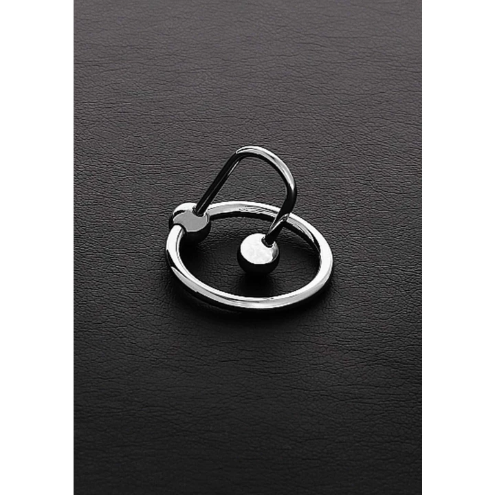 Zasłanianie plemnikowe C-Plug Metalowy z pierścieniem, średnica 3,5 cm, stal nierdzewna