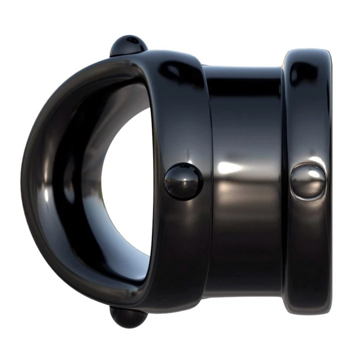 Pierścień penisa z pierścieniem jąder Rock Hard, TPR, trwałość 7 cm, elastyczny