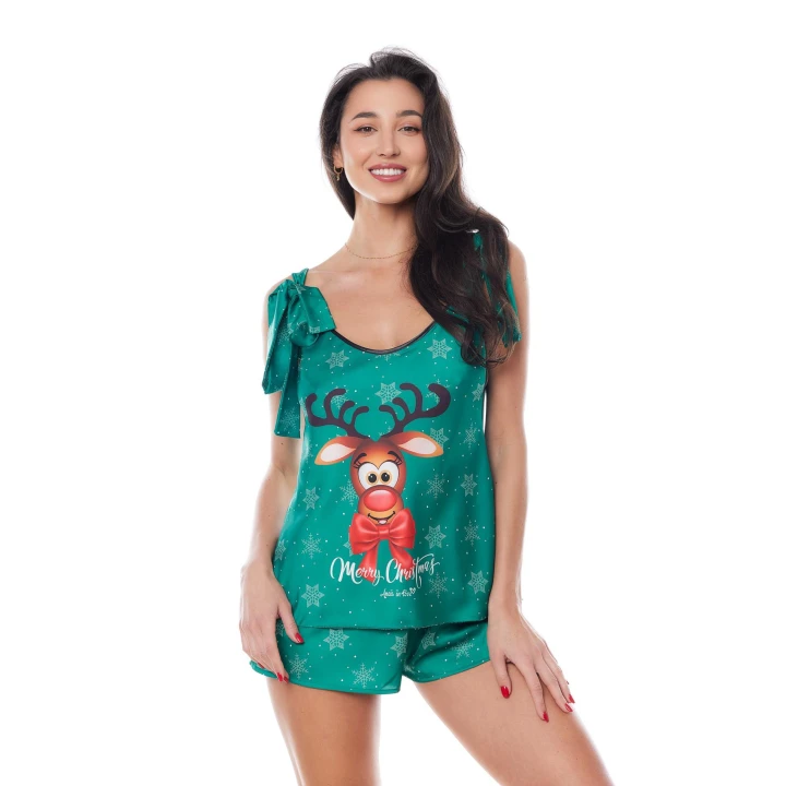 Bielizna damska ASTER, zielona, rozmiar S/M, wygodna i elegancka na co dzień