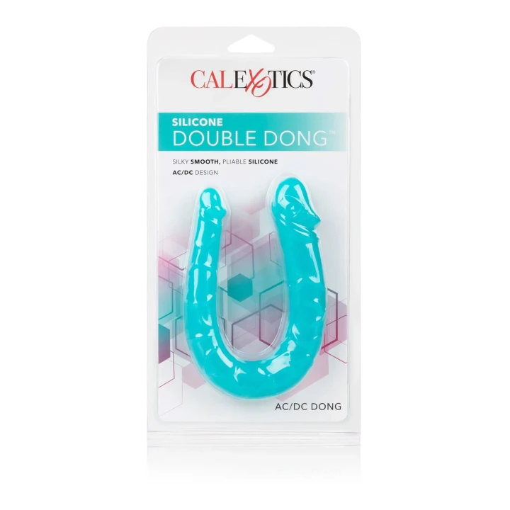 Dildo podwójny Aqua - silikonowy, 30.5 cm, elastyczny, realistyczne detale