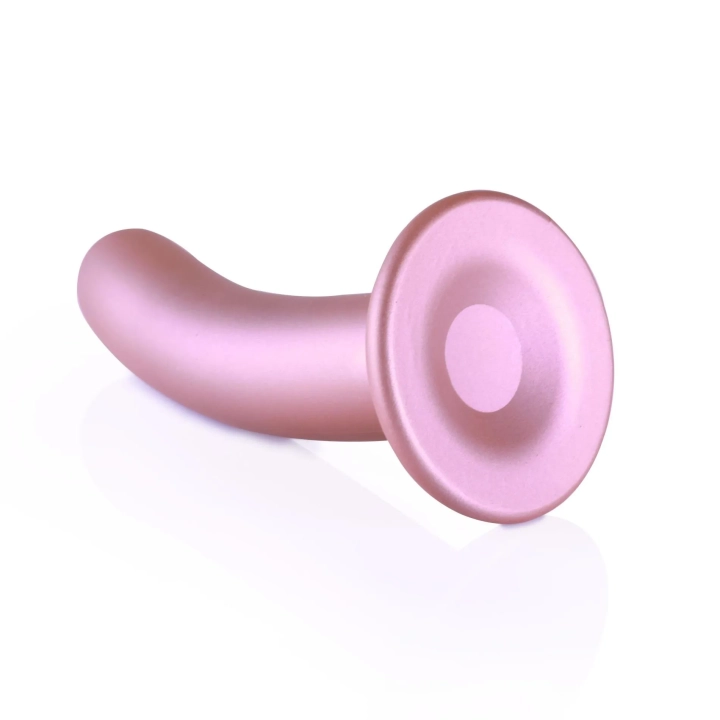 Dildo silikonowe Ouch! - 6'', zakrzywione, z przyssawką, wodoodporne