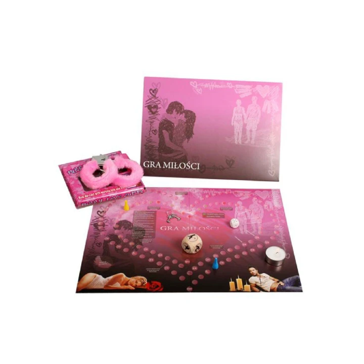 Gra erotyczna - Gra Miłości, zestaw dla par, plansza, Kamasutra, jakość premium