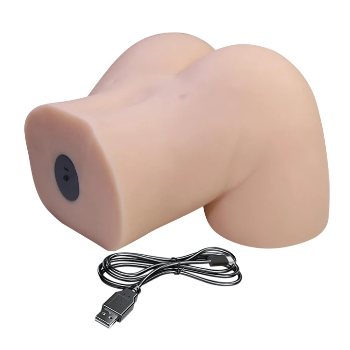 Wibrator analny i waginalny CRAZYBULL Liora - realistyczny, wodoodporny, superelastyczny