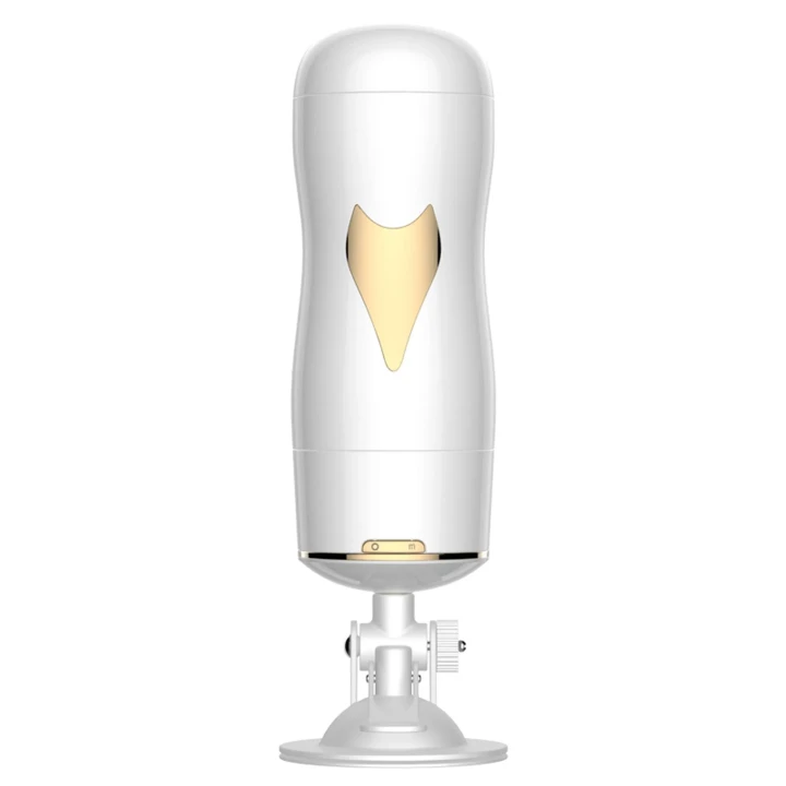 Masturbator podwójny CyberSkin® - 7 funkcji wibracji, z przyssawką, dłuższy 24,8 cm