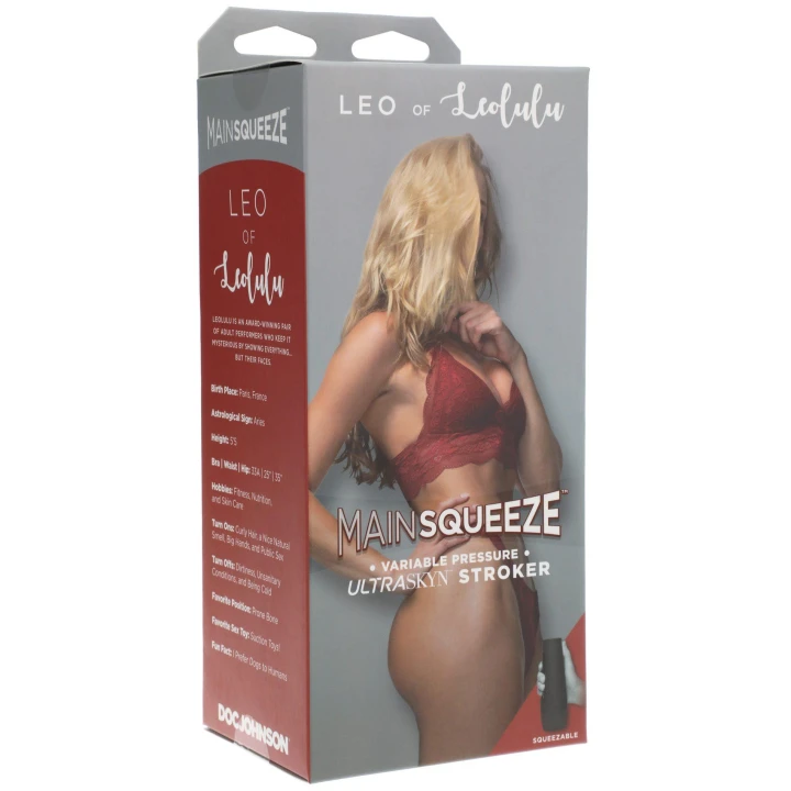 Masturbator - Leo of Leolulu - ULTRASKYN, teksturowane wnętrze, regulacja intensywności