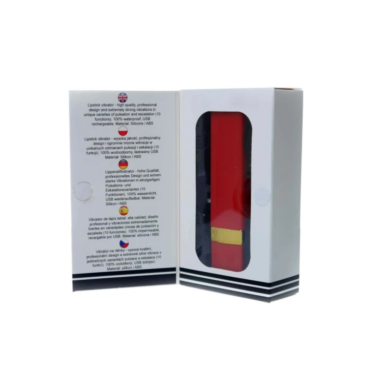 Wibrator w kształcie szminki - Niezawodny, wodoodporny, z 10 trybami wibracji